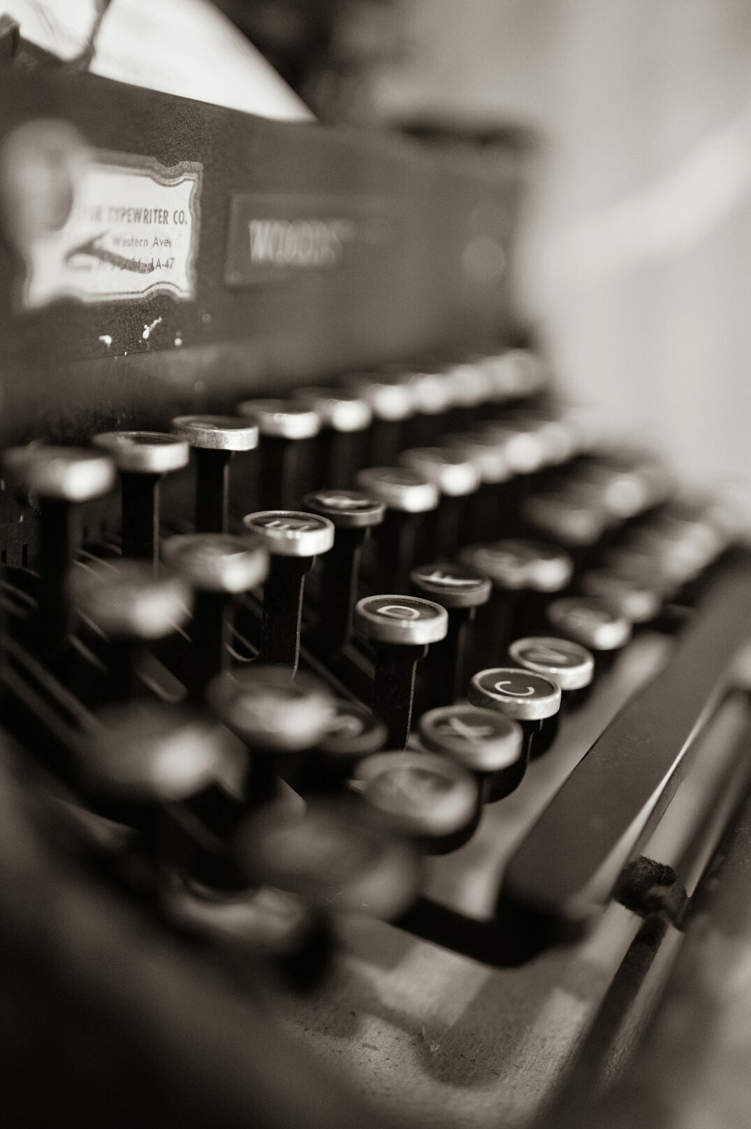 vintage typewriter