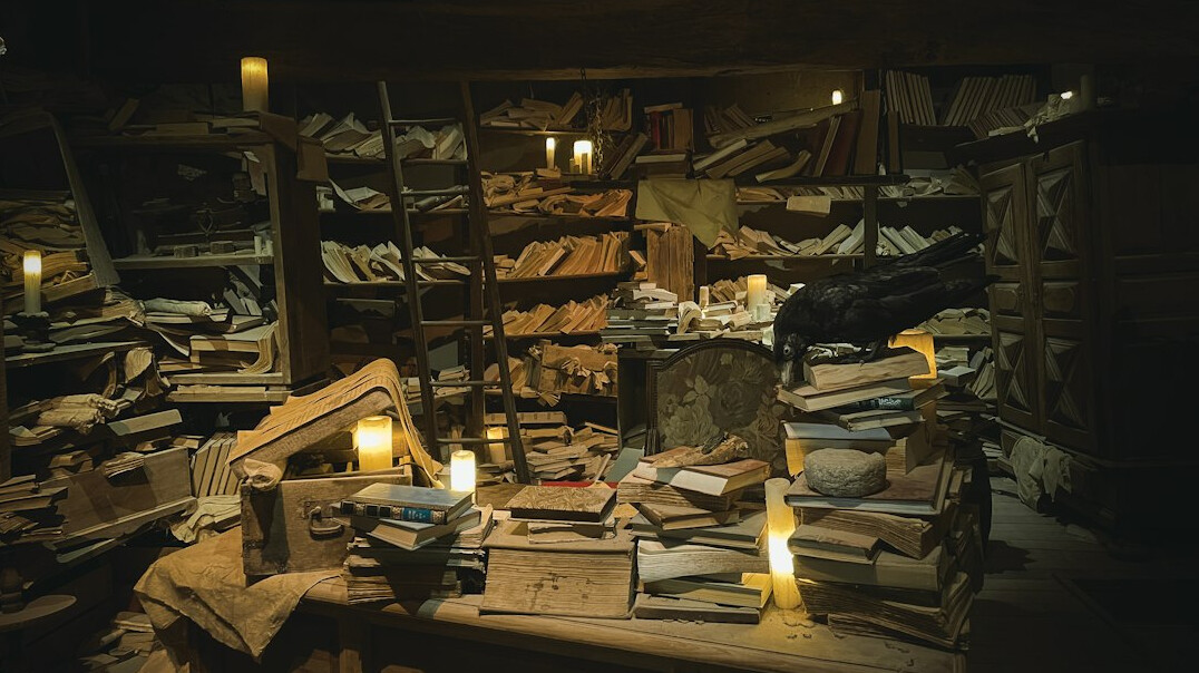 mysterious old book